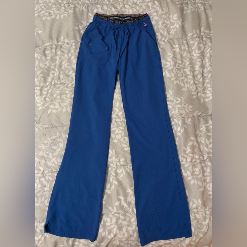 Heartsoul scrub pants size XXS royal blue